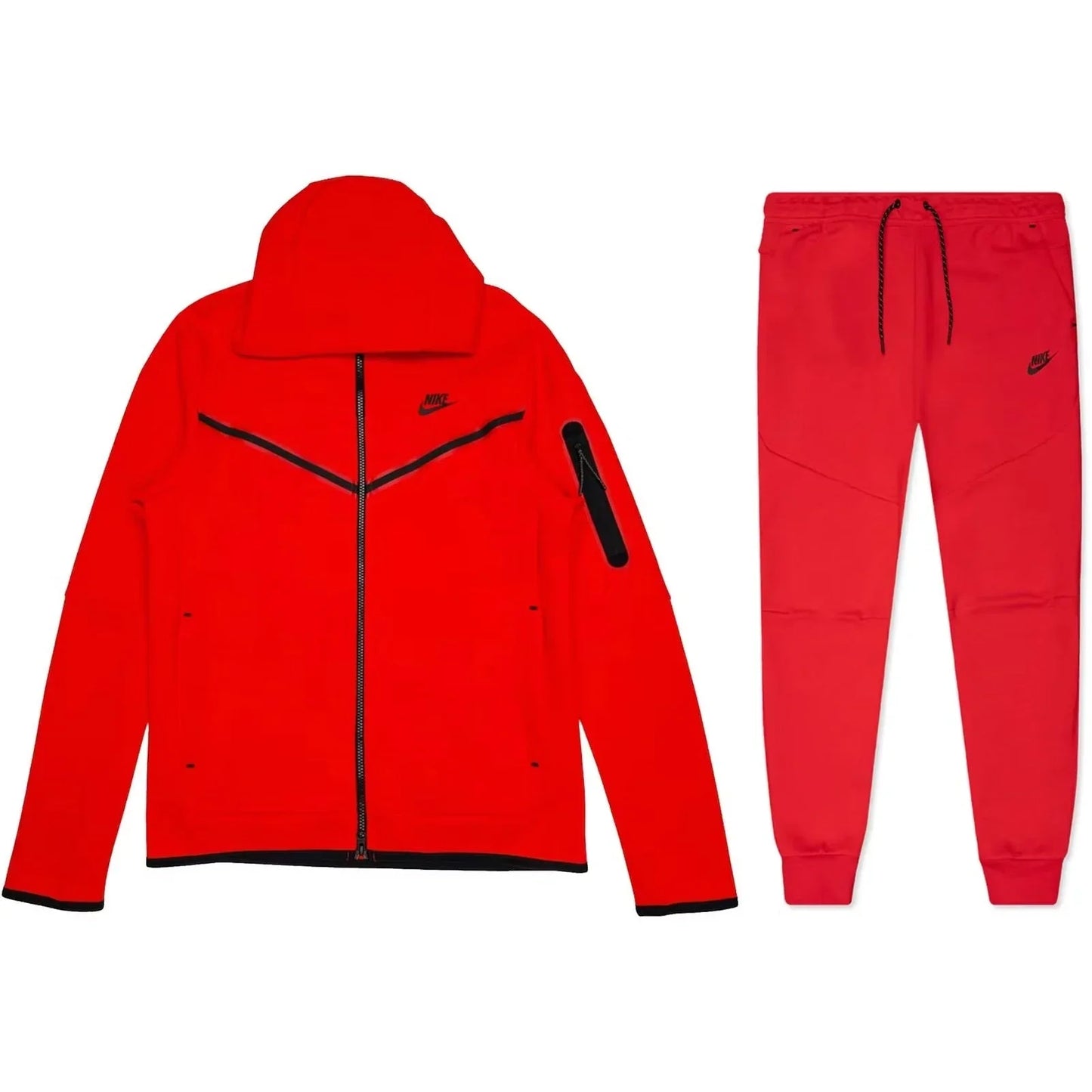 Red Nike Tech Fleece