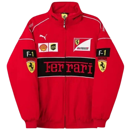 Ferrari F1 Bomber Red Jacket