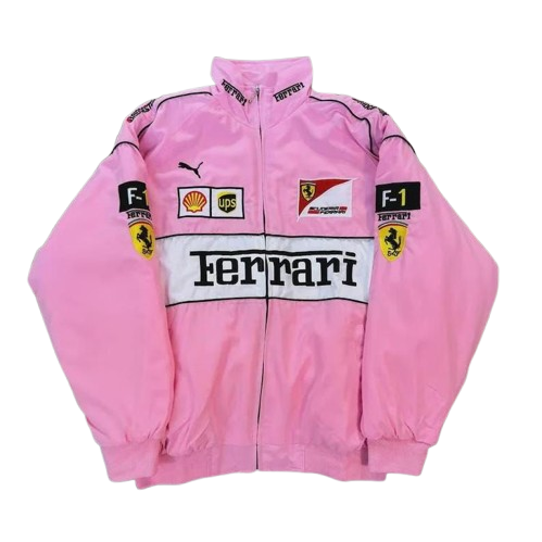 Ferrari F1 Bomber Pink Jacket