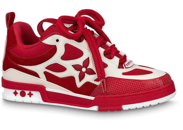 LV skates red and white